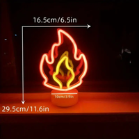 Neon Light, Customized with a Name On the Base