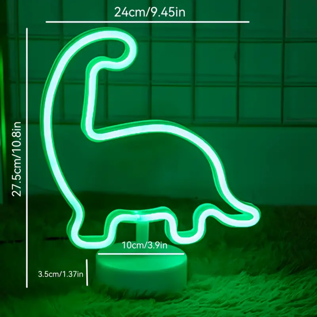 Neon Light, Customized with a Name On the Base