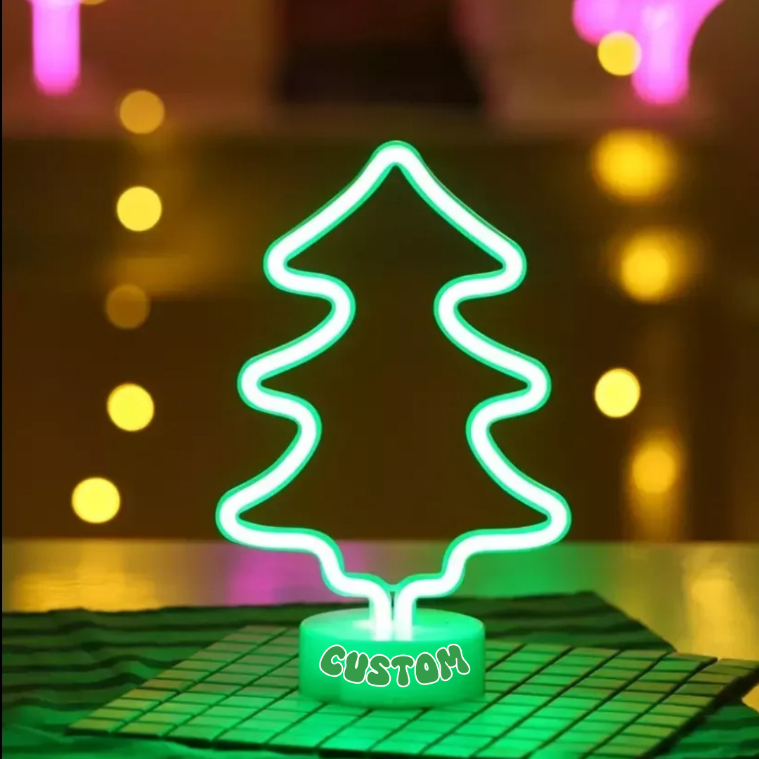 Neon Light, Customized with a Name On the Base