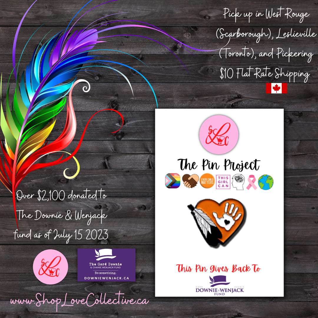 Enamel Pin, Indigenous Reconciliation, Orange Shirt Day, Every Child Matters