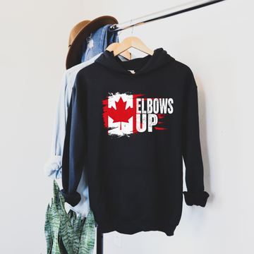 Elbows Up Flag, Unisex Hoodie
