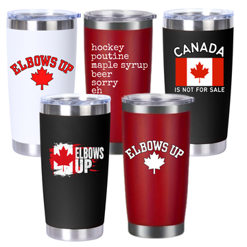 Tumbler, 20oz Coffee, Elbows Up!