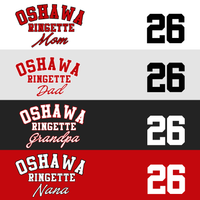 Oshawa Ringette Hoodie, Printed