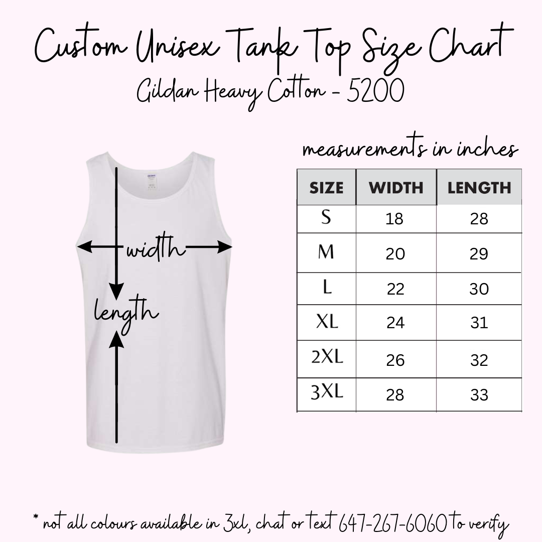 Custom Unisex Tank Top, Heavy Cotton™