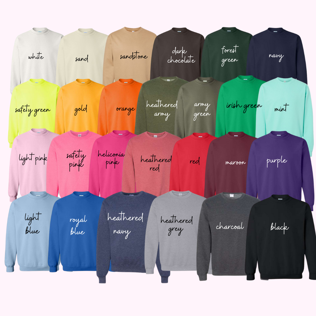 Custom Sweatshirt, Unisex, Any Design