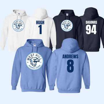 Hoodie, West Hill Baseball