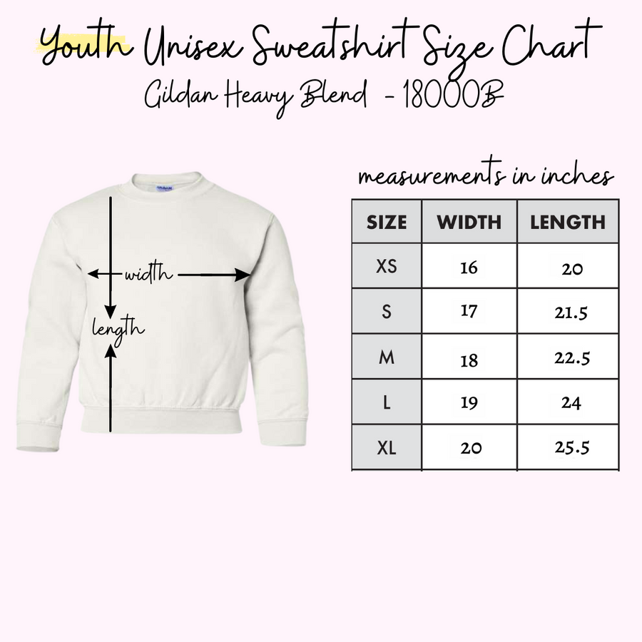 Custom Unisex Youth Sweatshirt,  Heavy Blend™