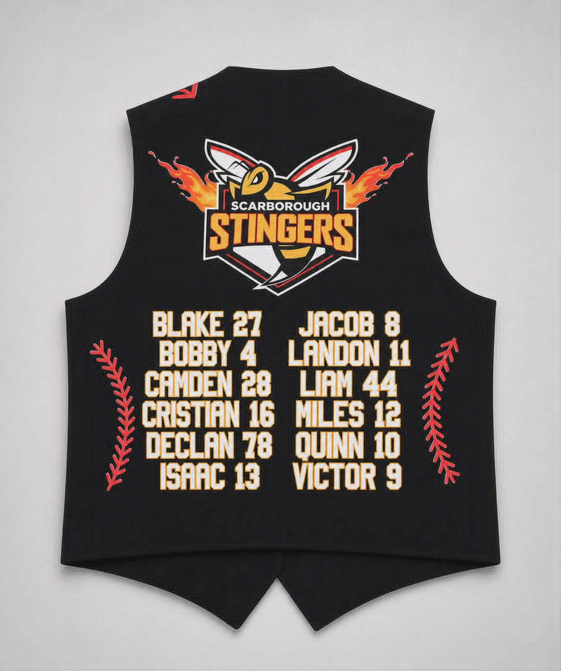 MVP / Home Run / Player of the Game Vest, Fully Customized