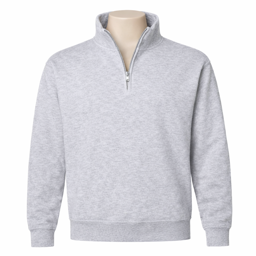 Unisex Custom Quarter Zip Sweatshirt - Printed With Your Design