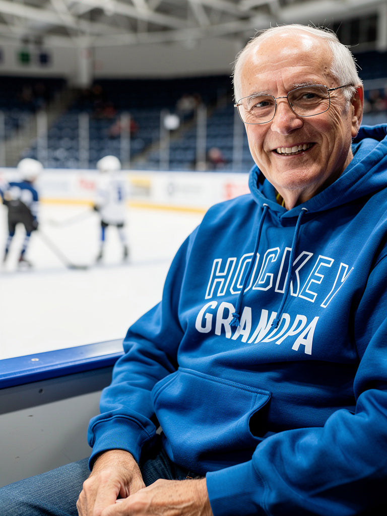 Hockey Hoodie, Grandpa / Grandma / Nana / Papa / Aunt / Uncle / etc