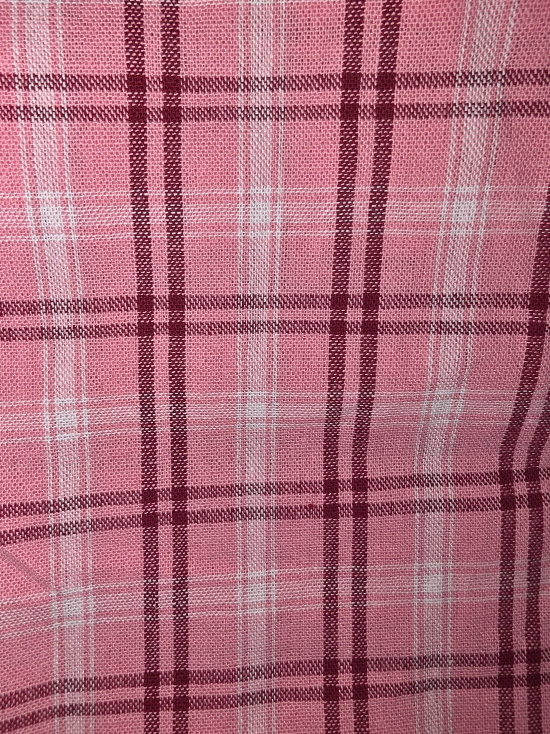 Cotton Poplin Pants, Plaid, Ringette