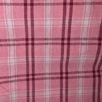 Cotton Poplin Pants, Plaid, Ringette