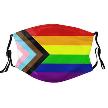 Facemask, Pride Progress Flag