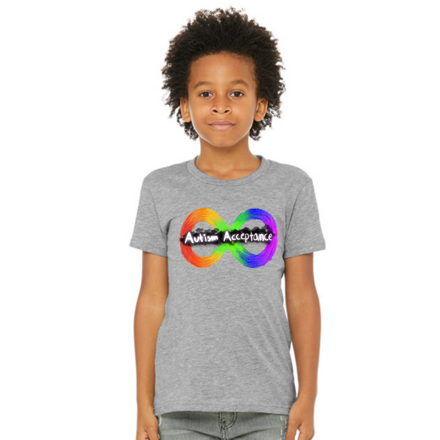 T-Shirt, Autism Acceptance, The Artsy Autistic, Youth Unisex