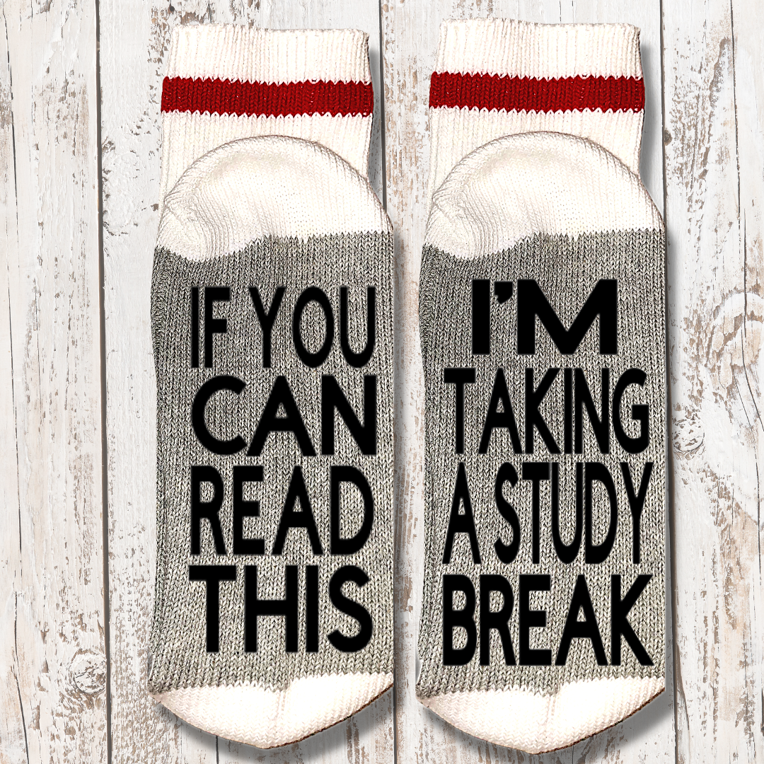 Cabin Socks, STUDENTS / READING, If You Can Read This
