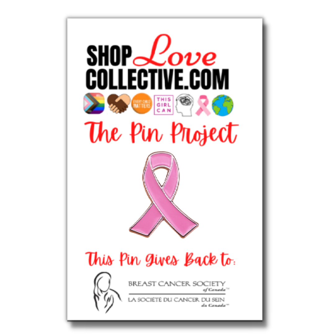 Enamel Pin, Pink Ribbon, Breast Cancer Awareness