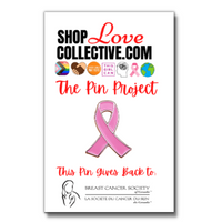 Enamel Pin, Pink Ribbon, Breast Cancer Awareness