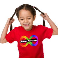 T-Shirt, Autism Acceptance, The Artsy Autistic, Youth Unisex