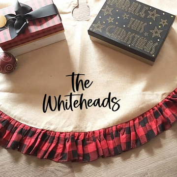 Custom Christmas Tree Skirt