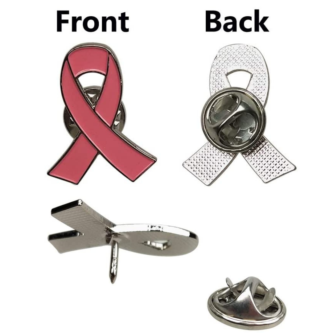 Enamel Pin, Pink Ribbon, Breast Cancer Awareness