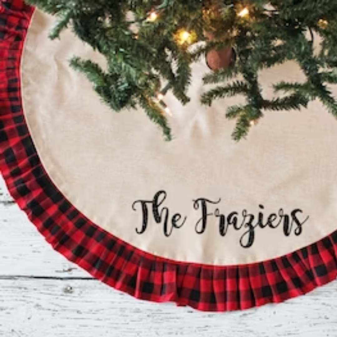 Custom Christmas Tree Skirt