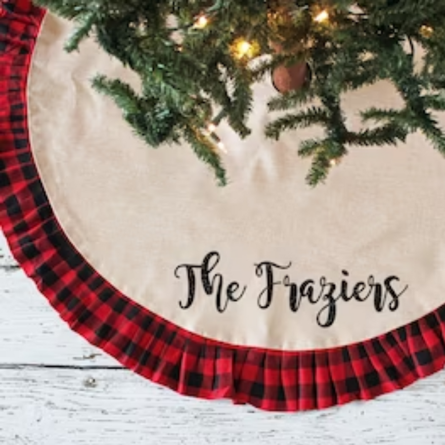 Custom Christmas Tree Skirt