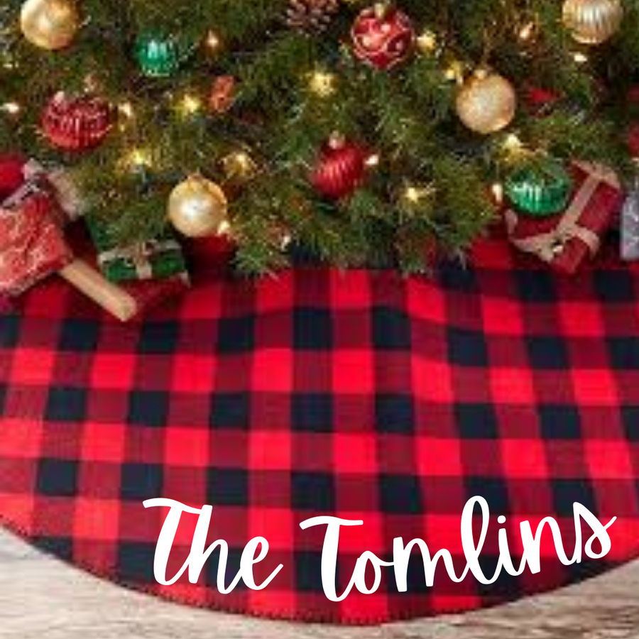 Custom Christmas Tree Skirt