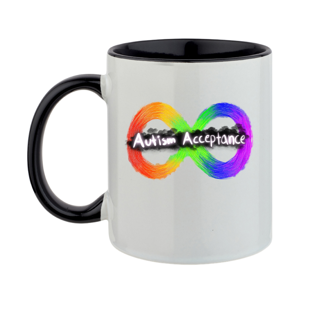 Mug, 15oz, Autism Acceptance, The Artsy Autistic