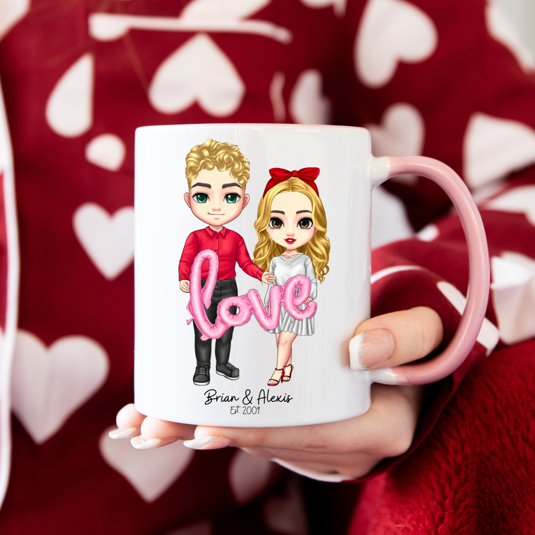 Custom Mug, 15oz LOVE Couples