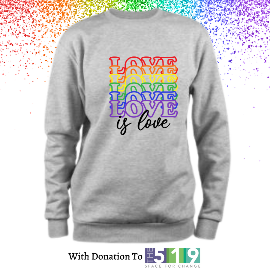 Sweatshirt, Love is Love