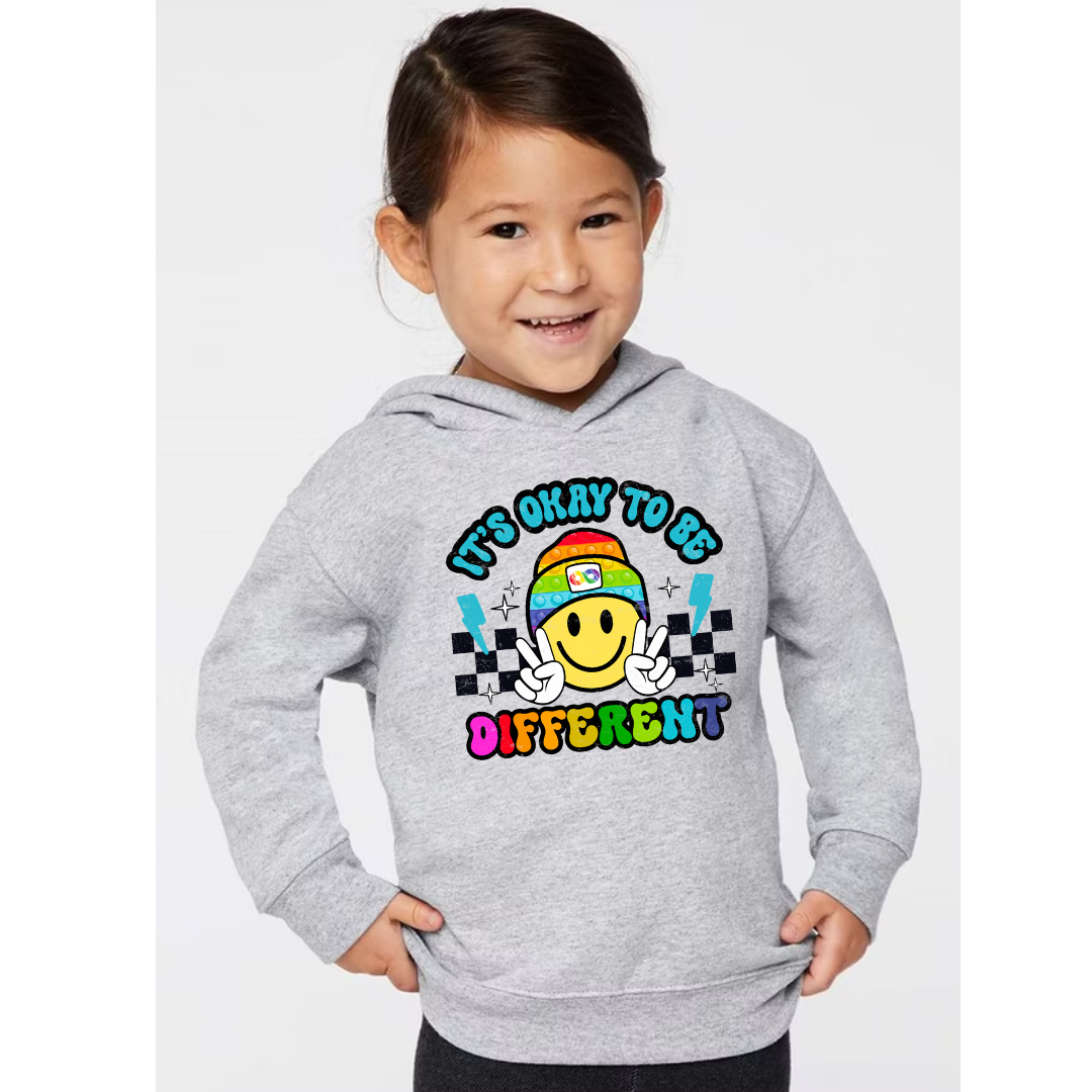 Hoodie, It's OK To Be Different, Youth Unisex