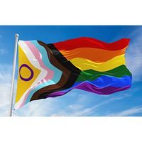 Flag, Intersex Pride Progress Flag, 3ft x 5ft