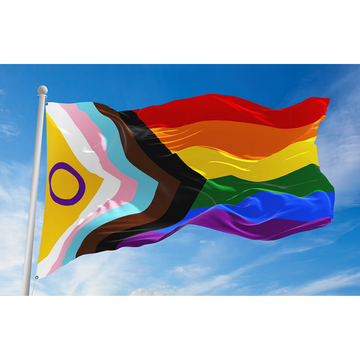 Flag, Intersex Pride Progress Flag, 3ft x 5ft