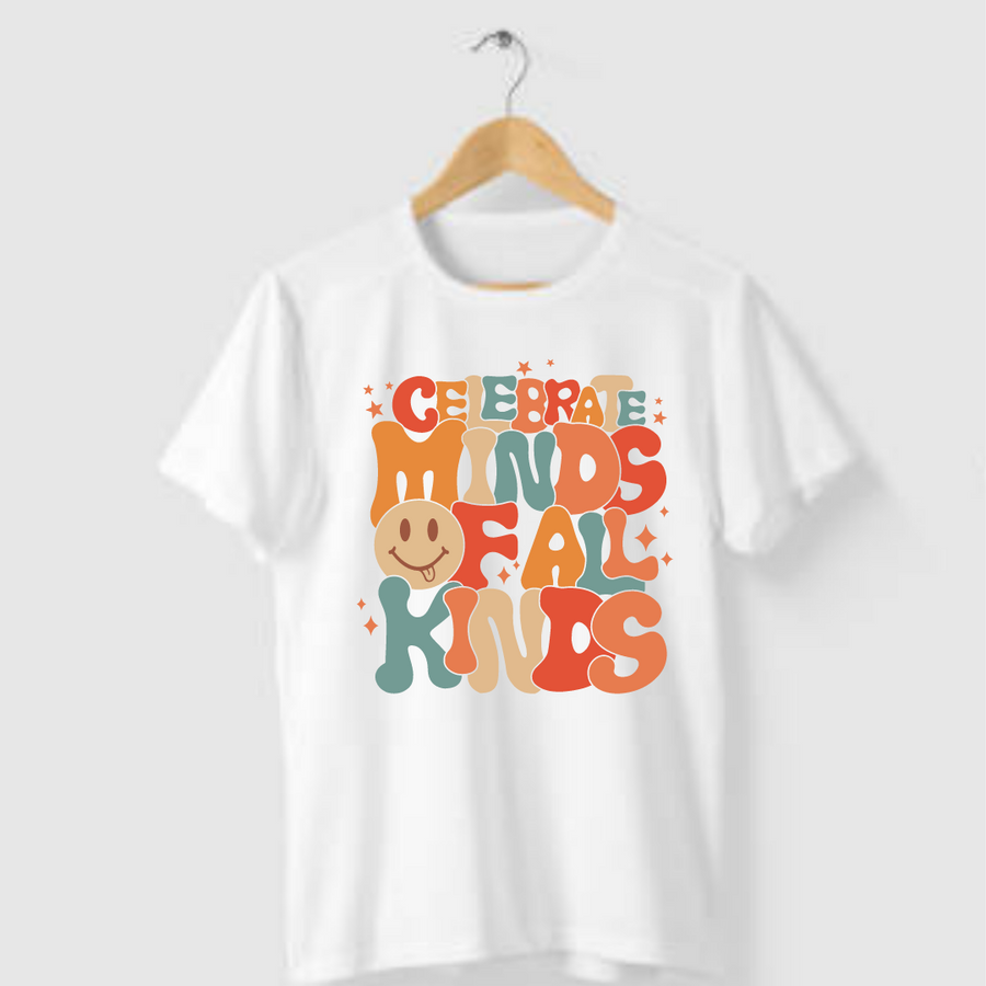 T-Shirt, Celebrate Minds of All Kinds, Adult Unisex