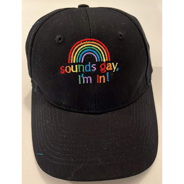 Cap, Embroidered, Sounds Gay, I'm In!