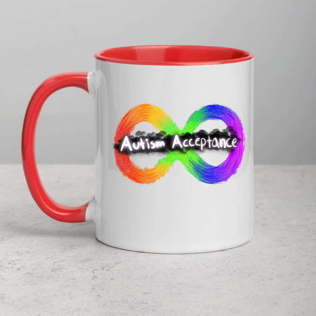 Mug, 15oz, Autism Acceptance, The Artsy Autistic