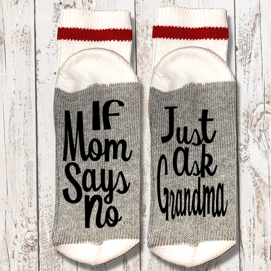 Cabin Socks, GRAND PARENT, If You Can Read This