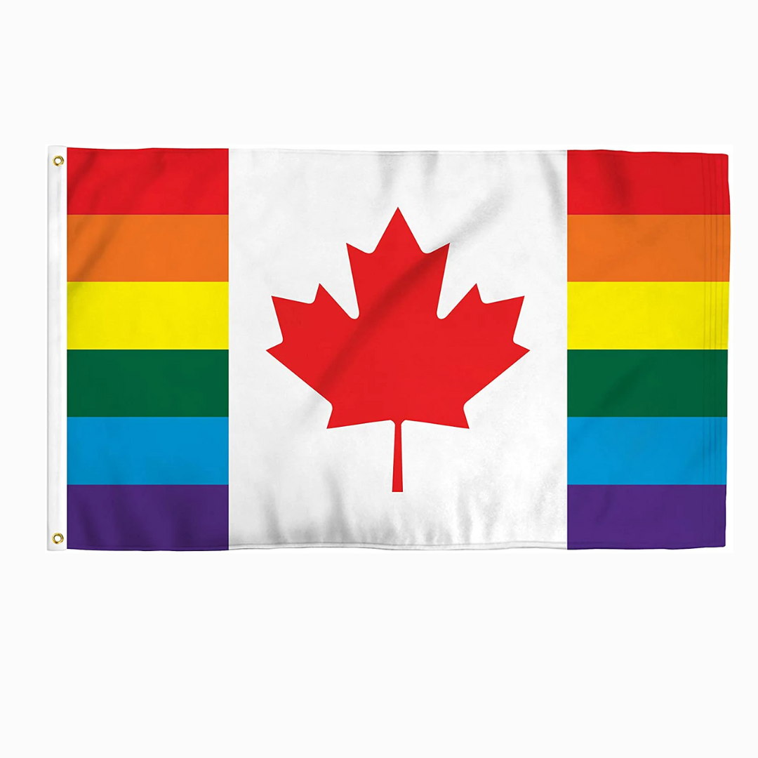 Flag, Canada Pride Flag, 3ft x 5ft