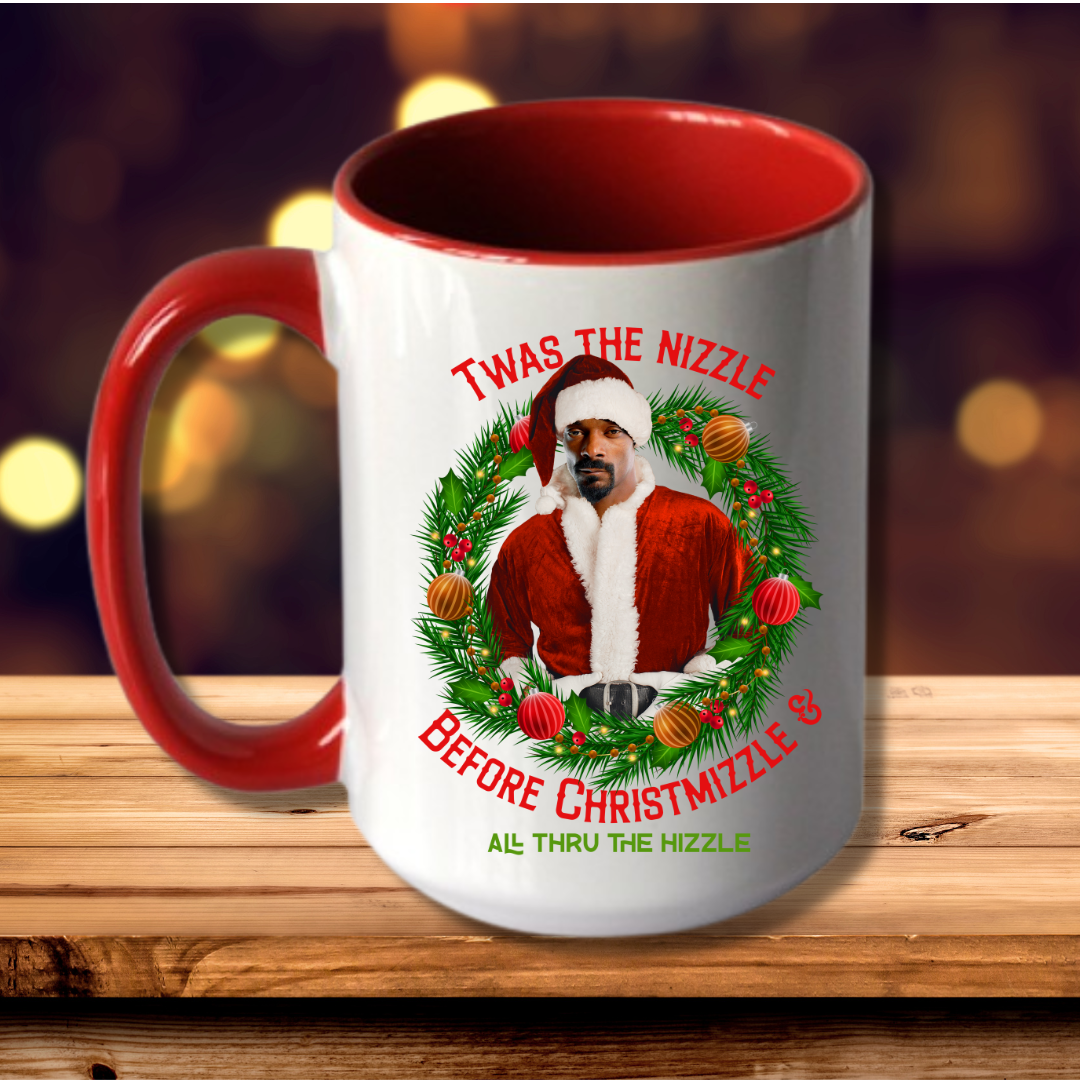 Mug, 15oz, Twas the Nizzle