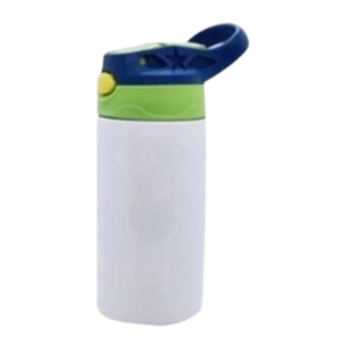 Custom Tumbler, 12oz Kids with Flip Lid, Sublimated, Any Design