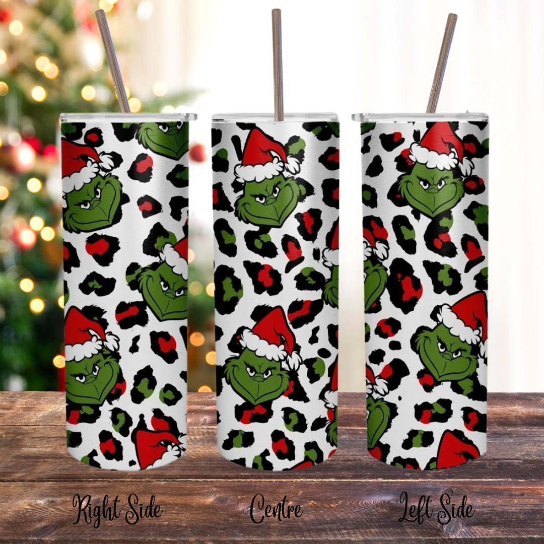 Tumbler, 20oz Skinny, Grinch